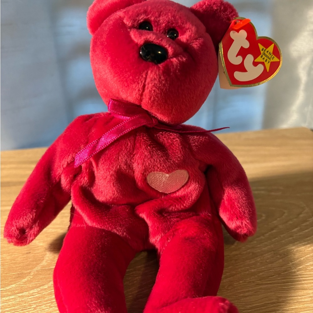 Ty original beanie baby Valentina was born February 14,1998.